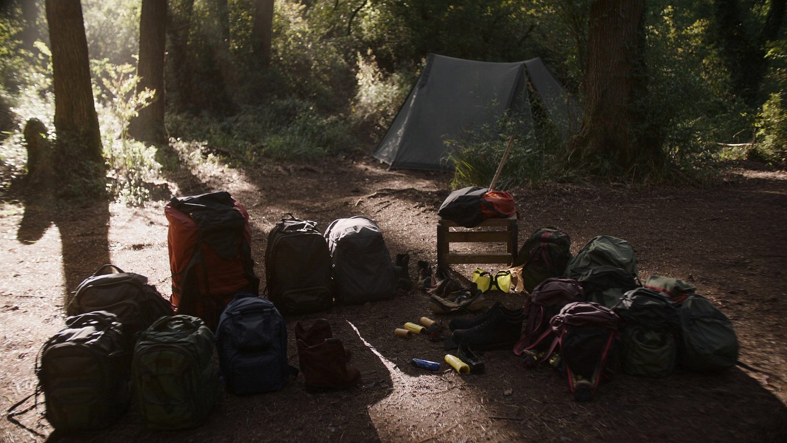 Casero acampada