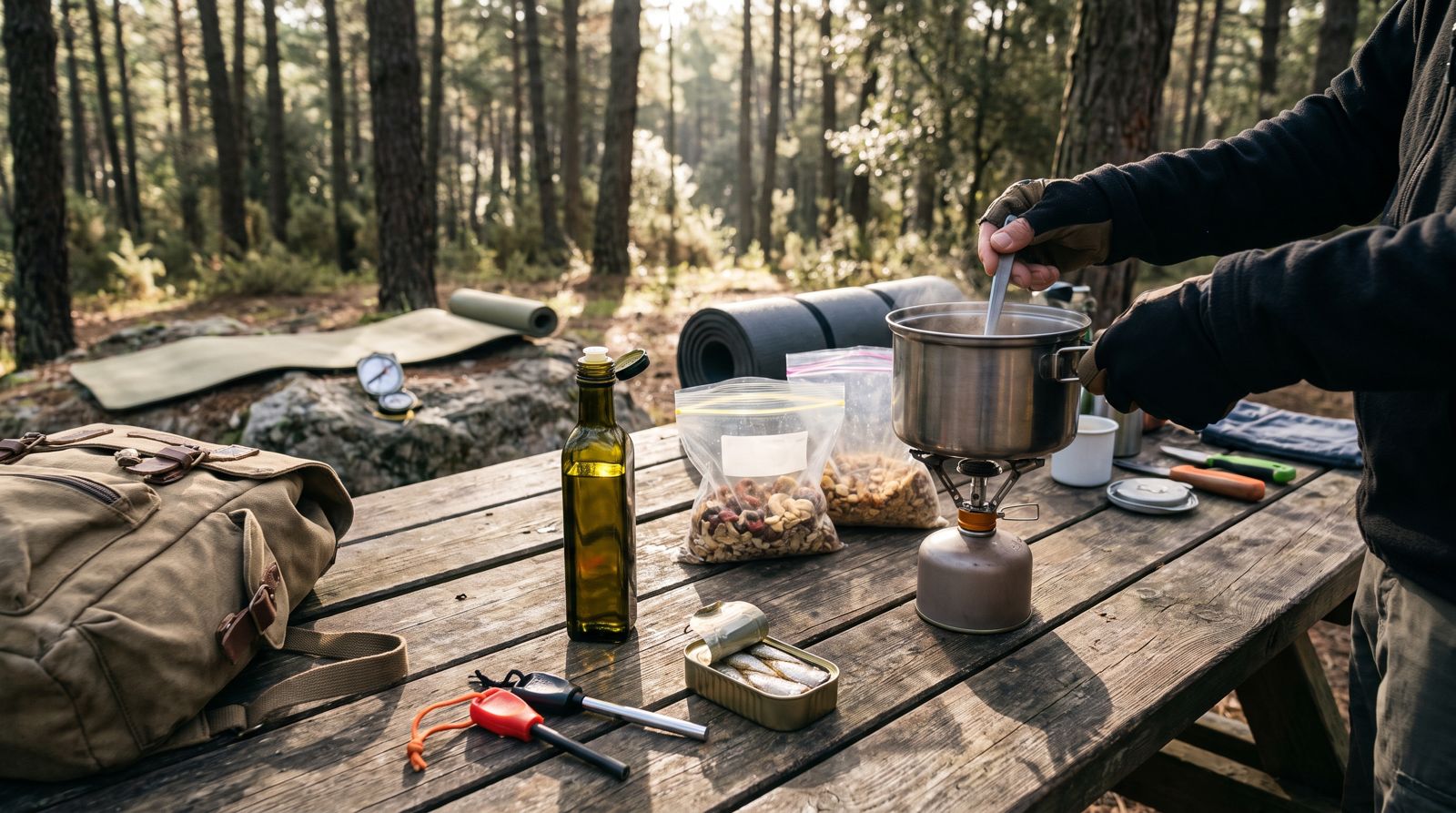 Recetas sencillas para comida de supervivencia