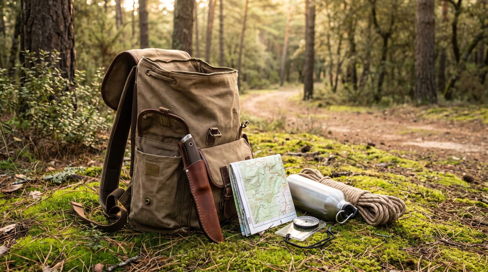 ¿Puedo llevar un cuchillo en la mochila de montaña?