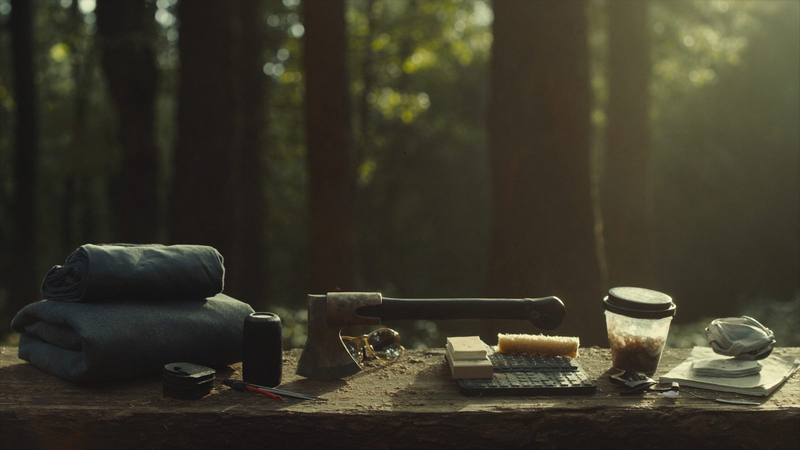 Hacha compacta camping bushcraft