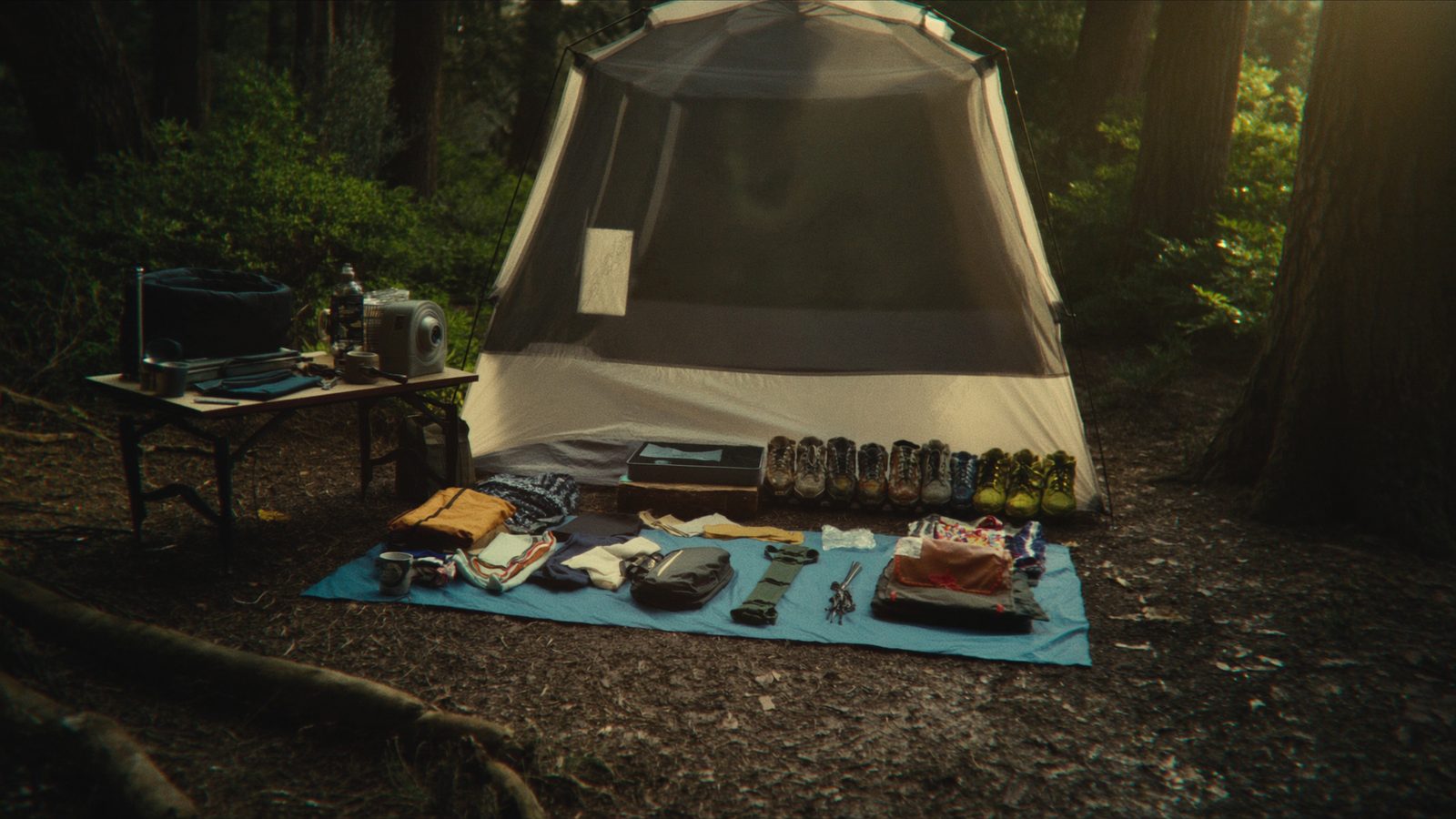 Tarp refugio lluvia camping