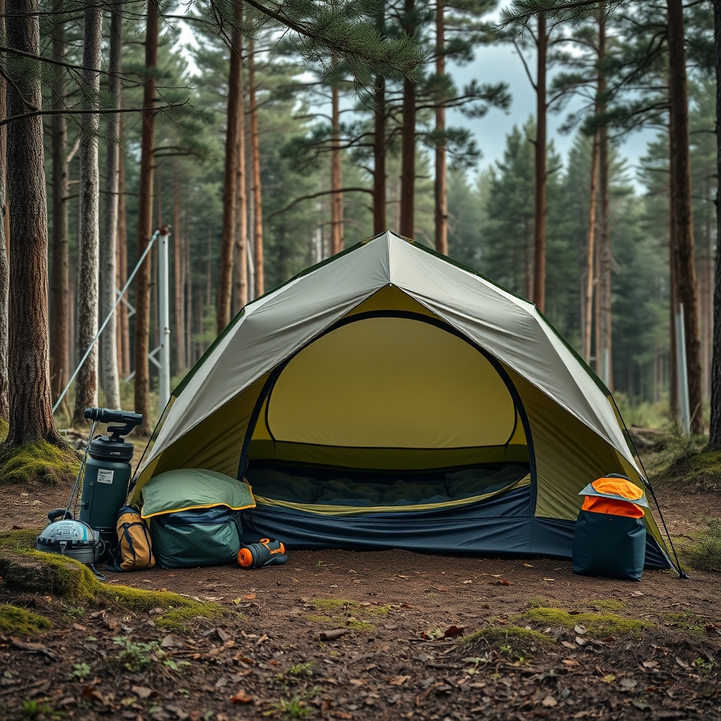 Silla Plegable de Camping con Balanceo Kamprock InnovaGoods - Vista 3