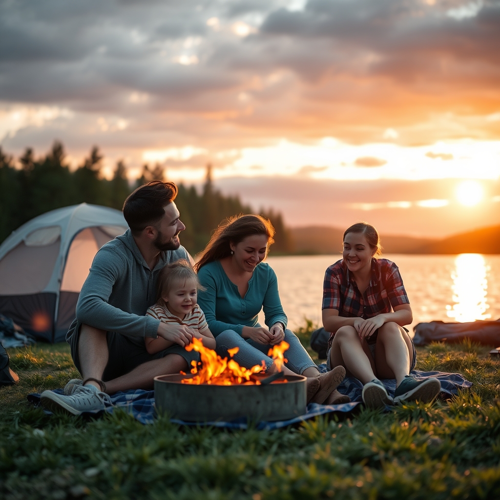 Silla Plegable de Camping con Balanceo Kamprock InnovaGoods - Vista 5